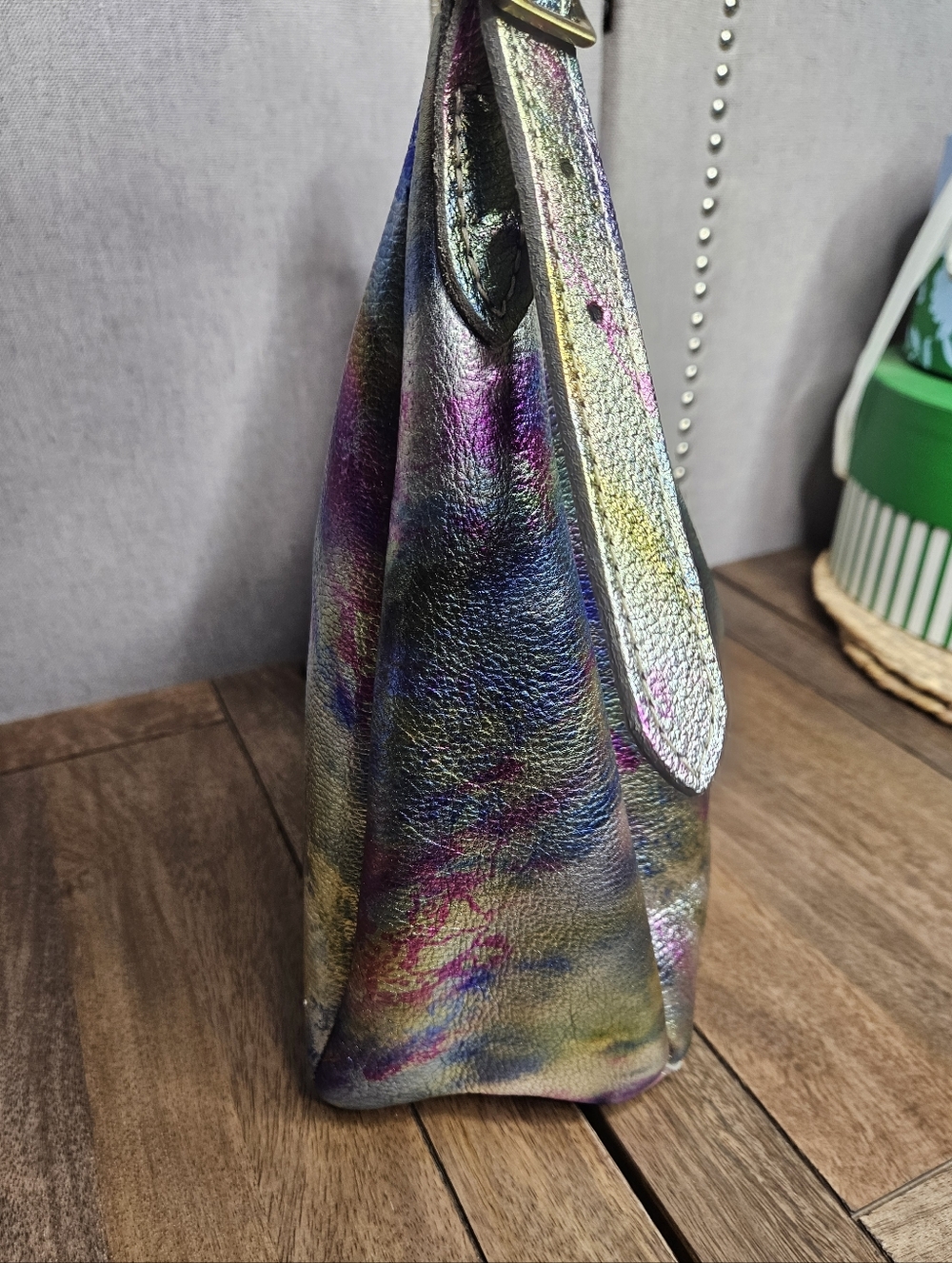 Portland Leather Goods Medium Aspen Aurora Shoulder Bag - Picture 4 of 12